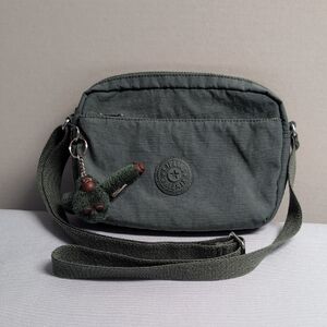 Kipling Dark Teal Crossbody Bag with Keychain